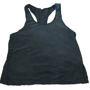 Lululemon mesh crop tank top